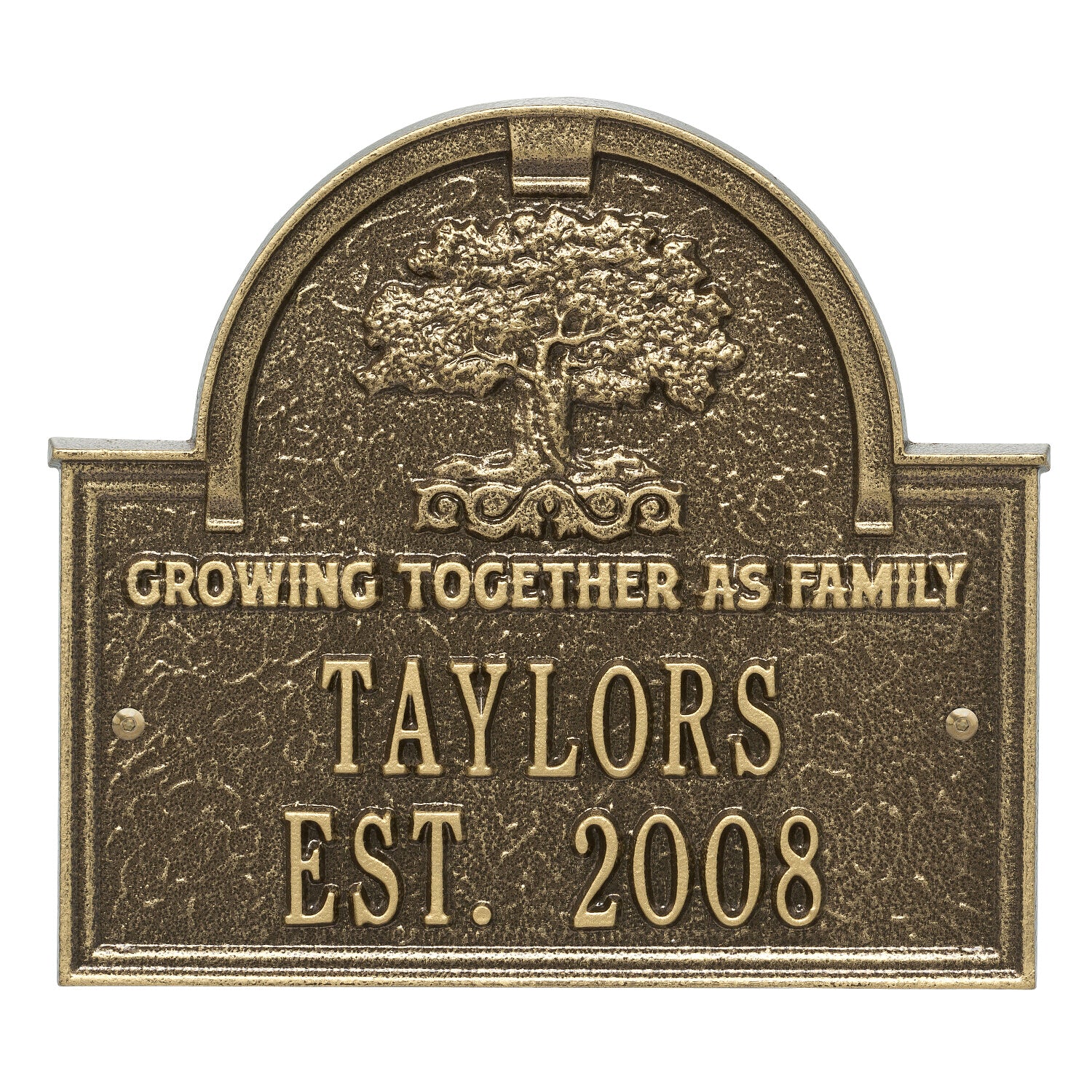 Family Tree Anniversary Wedding Personalized Plaque