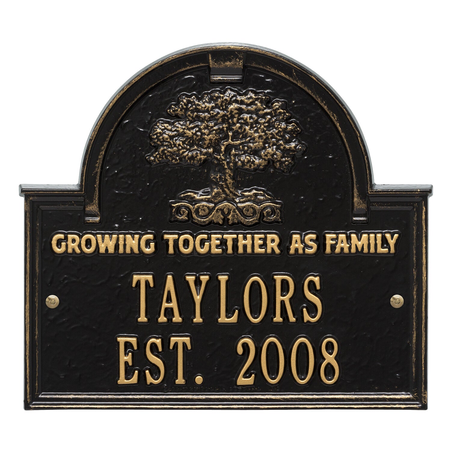 Family Tree Anniversary Wedding Personalized Plaque