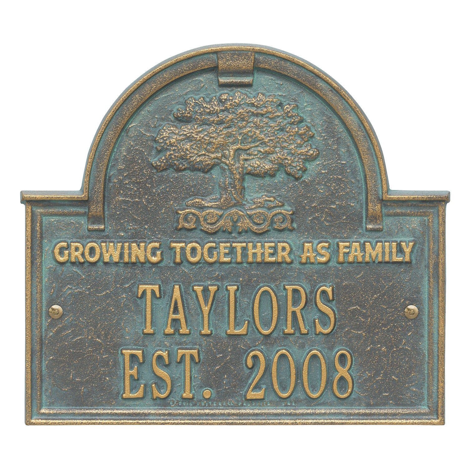 Family Tree Anniversary Wedding Personalized Plaque