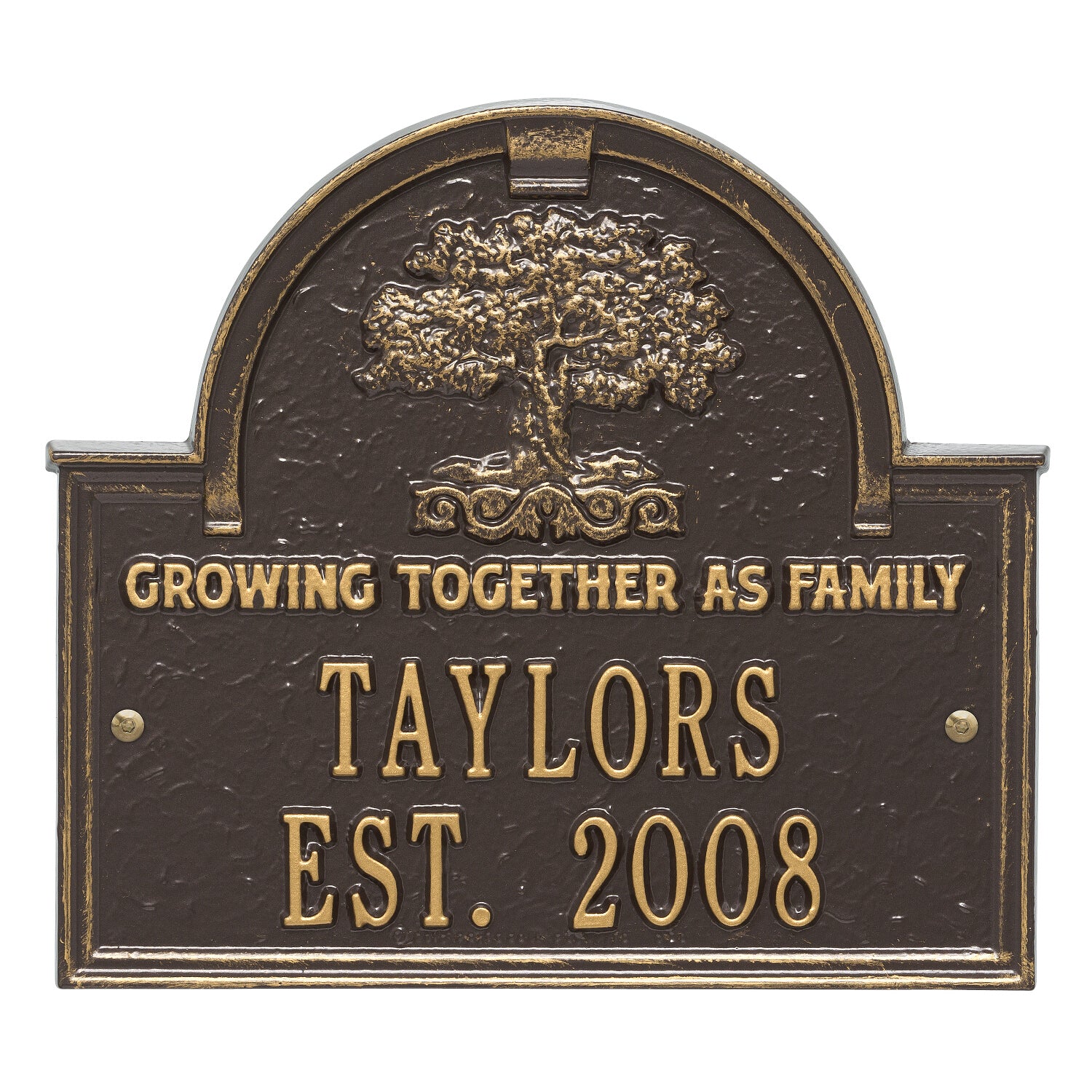 Family Tree Anniversary Wedding Personalized Plaque