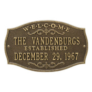 Brookfield Welcome Anniversary Personalized Plaque