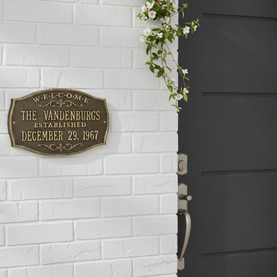 Brookfield Welcome Anniversary Personalized Plaque