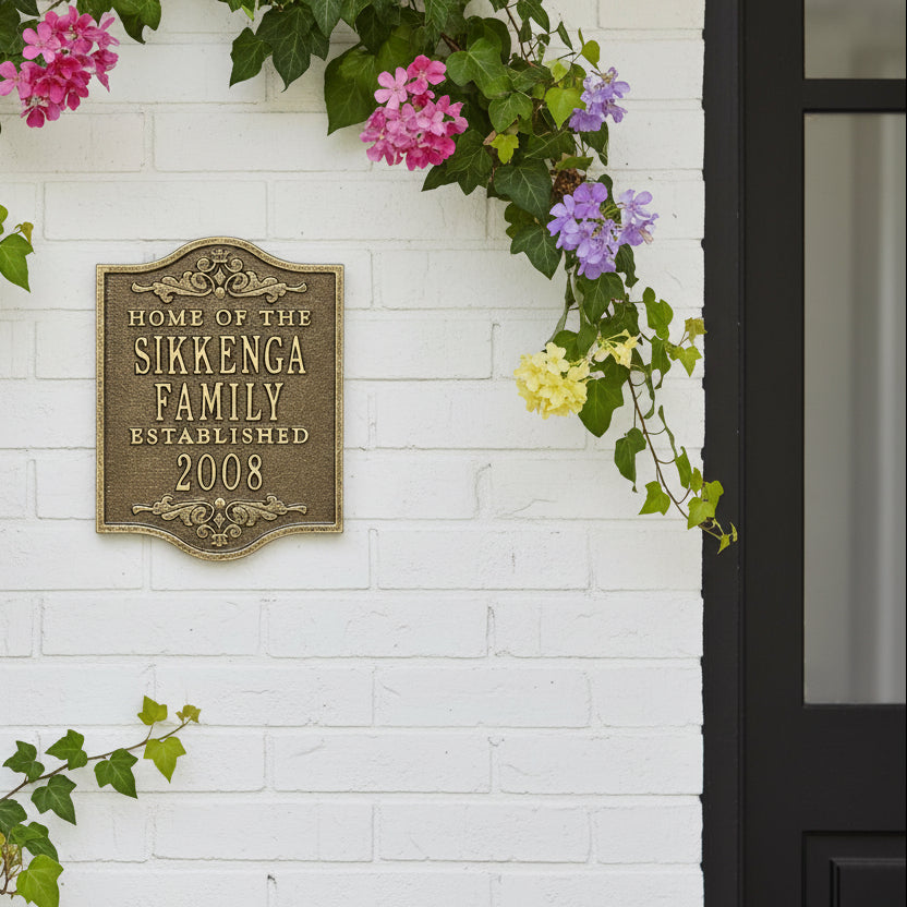 Buena Vista Anniversary Wedding Personalized Plaque