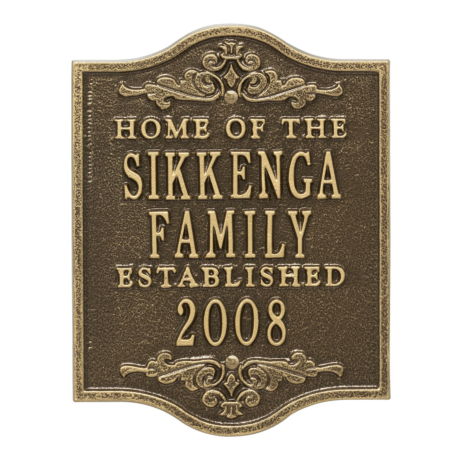 Buena Vista Anniversary Wedding Personalized Plaque