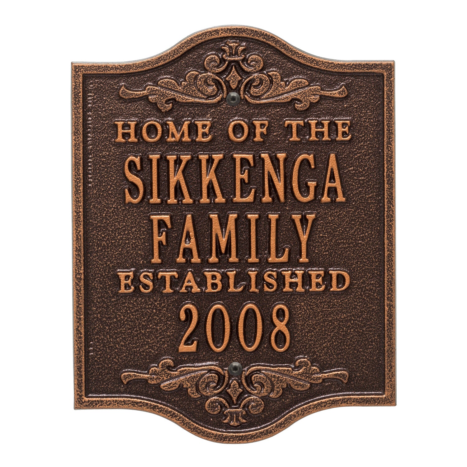 Buena Vista Anniversary Wedding Personalized Plaque