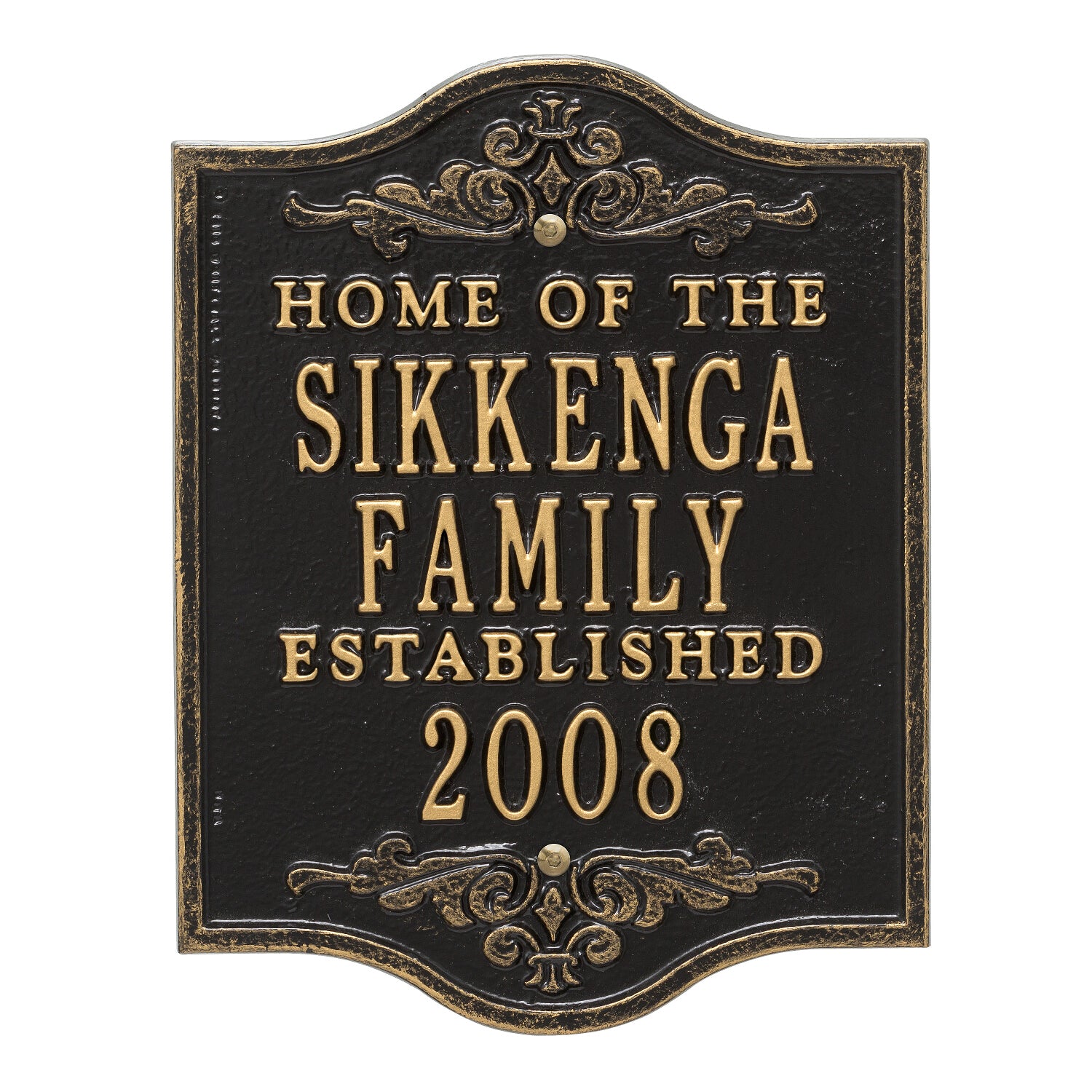 Buena Vista Anniversary Wedding Personalized Plaque
