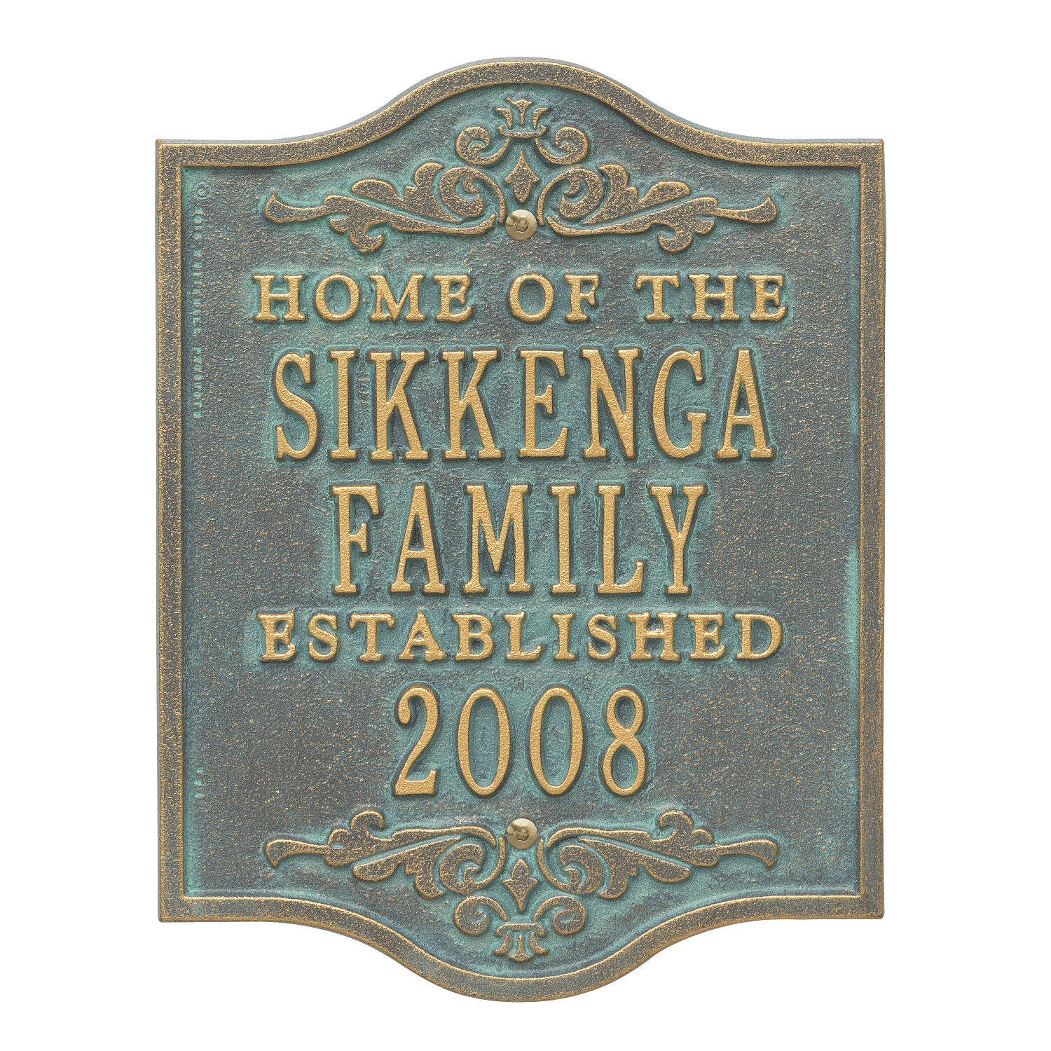 Buena Vista Anniversary Wedding Personalized Plaque