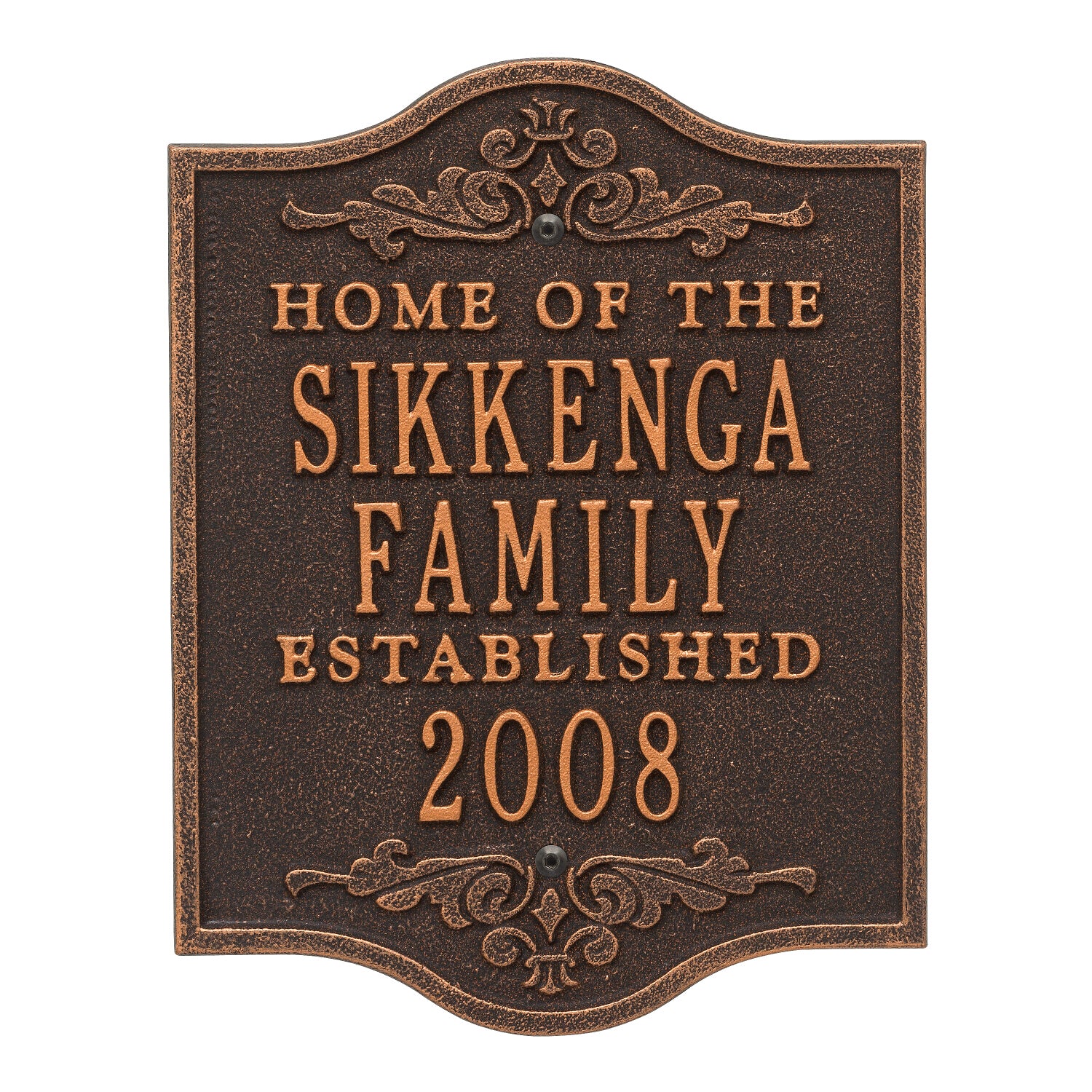 Buena Vista Anniversary Wedding Personalized Plaque