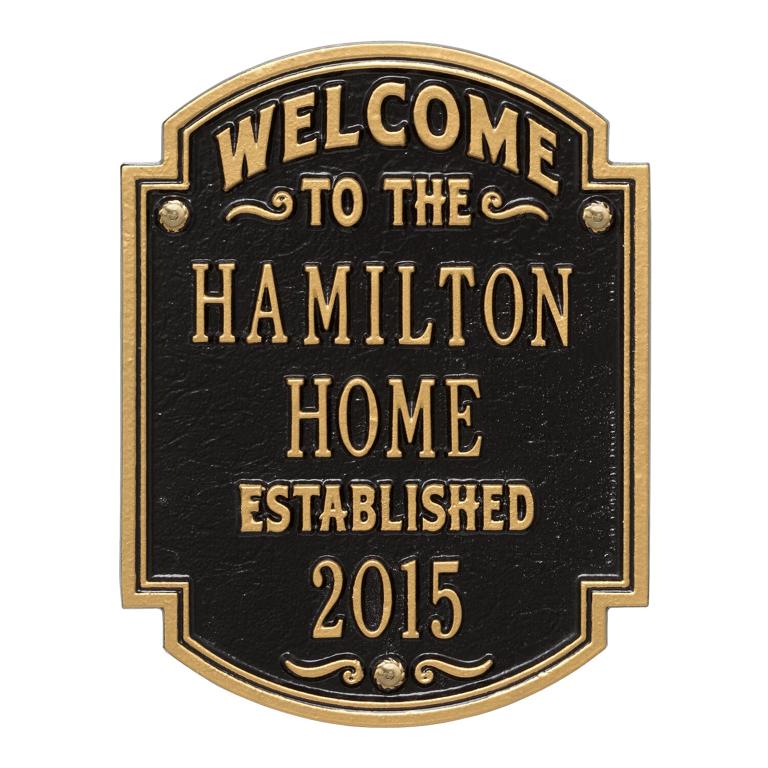 Heritage Welcome Anniversary Personalized Plaque