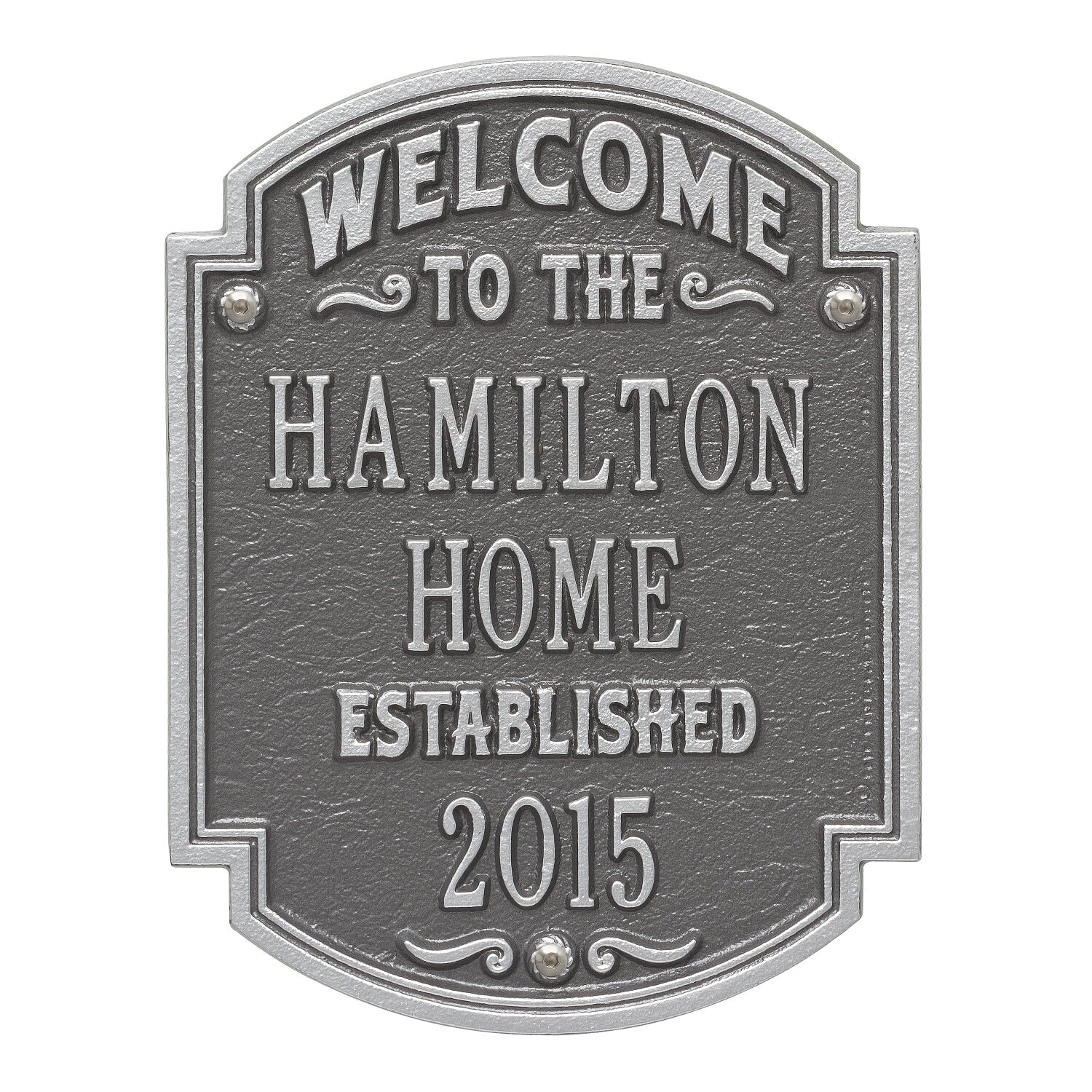 Heritage Welcome Anniversary Personalized Plaque