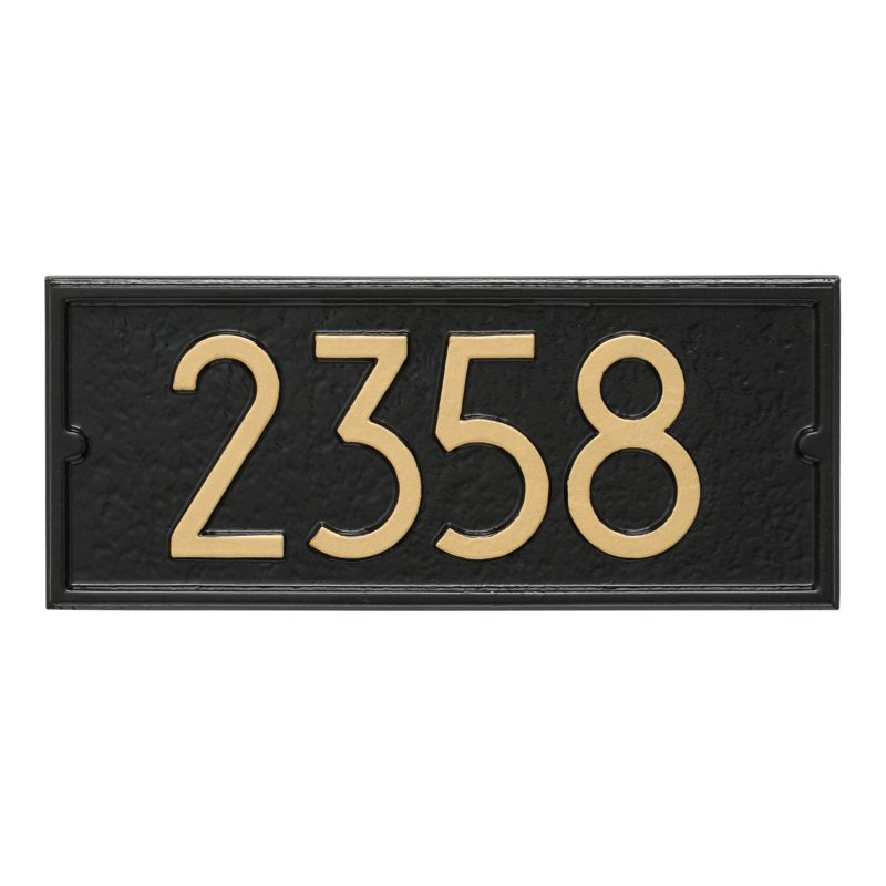 Modern Personalized Side Plaque