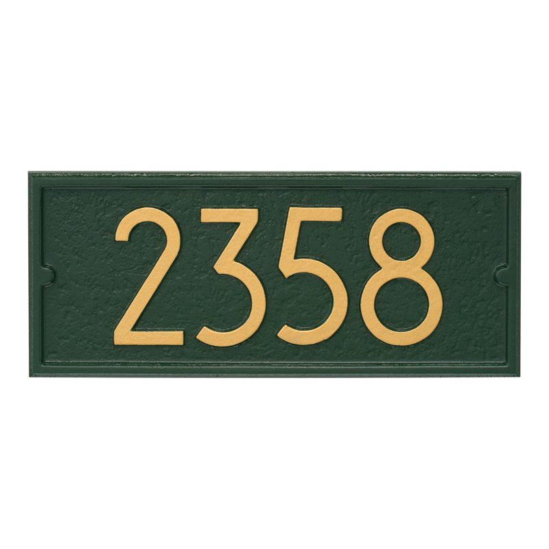Modern Personalized Side Plaque