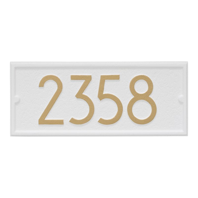 Modern Personalized Side Plaque