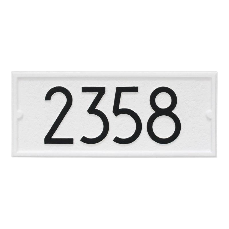 Modern Personalized Side Plaque