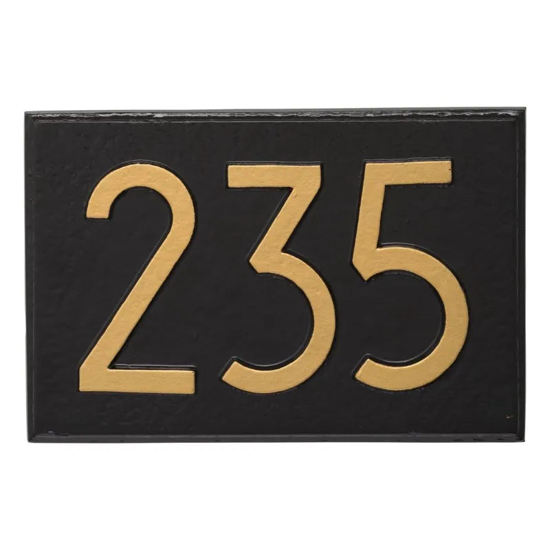 Modern Wall Mailbox Plaque