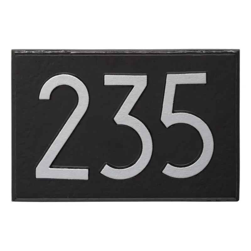 Modern Wall Mailbox Plaque
