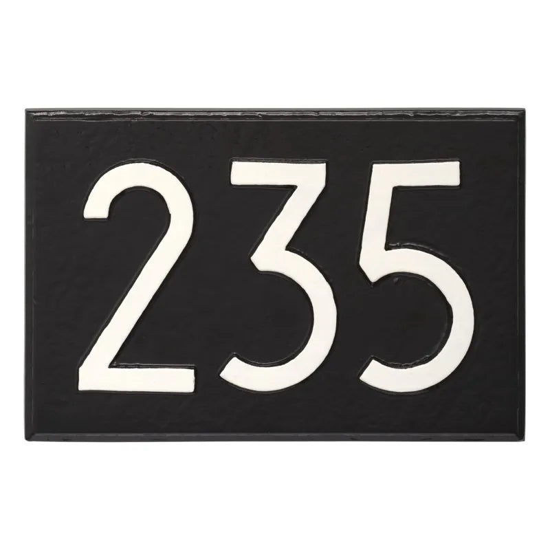 Modern Wall Mailbox Plaque
