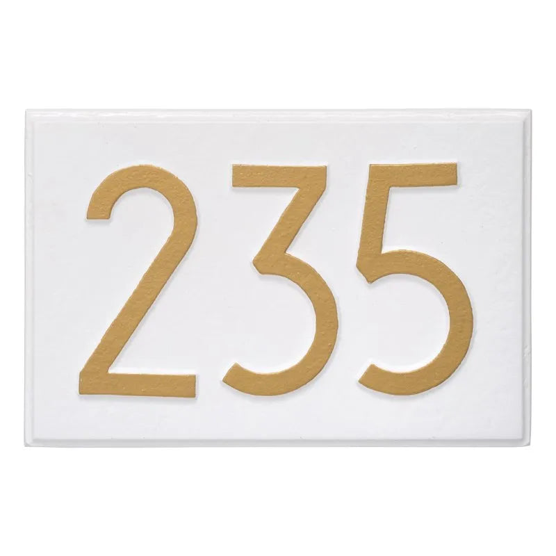 Modern Wall Mailbox Plaque