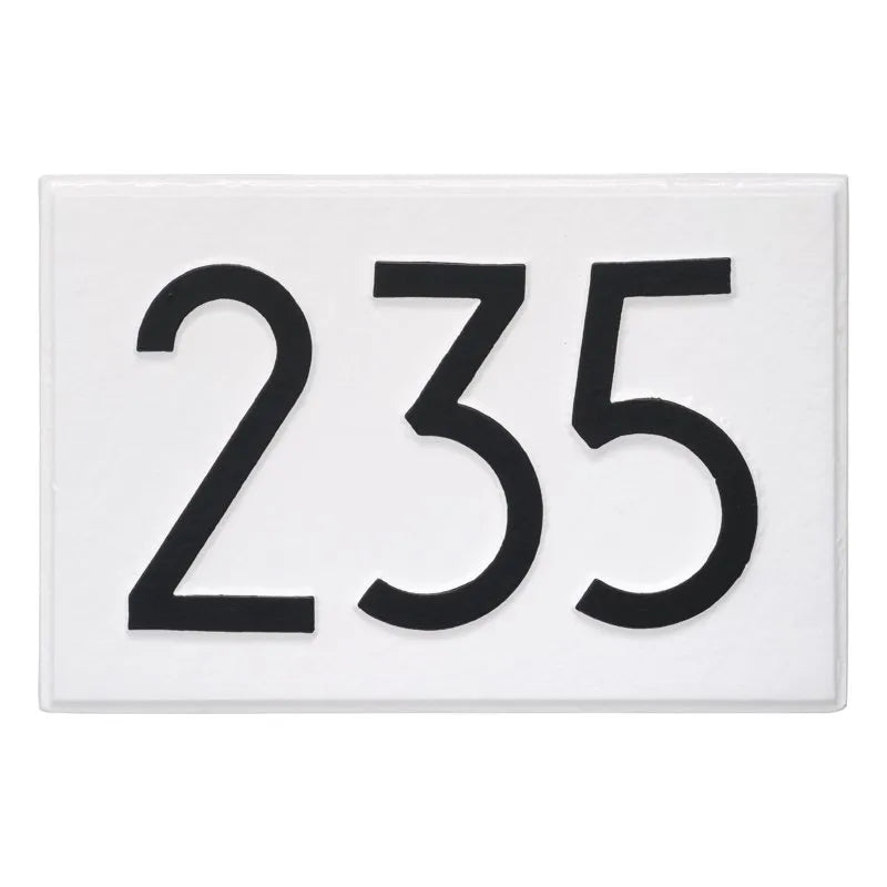 Modern Wall Mailbox Plaque