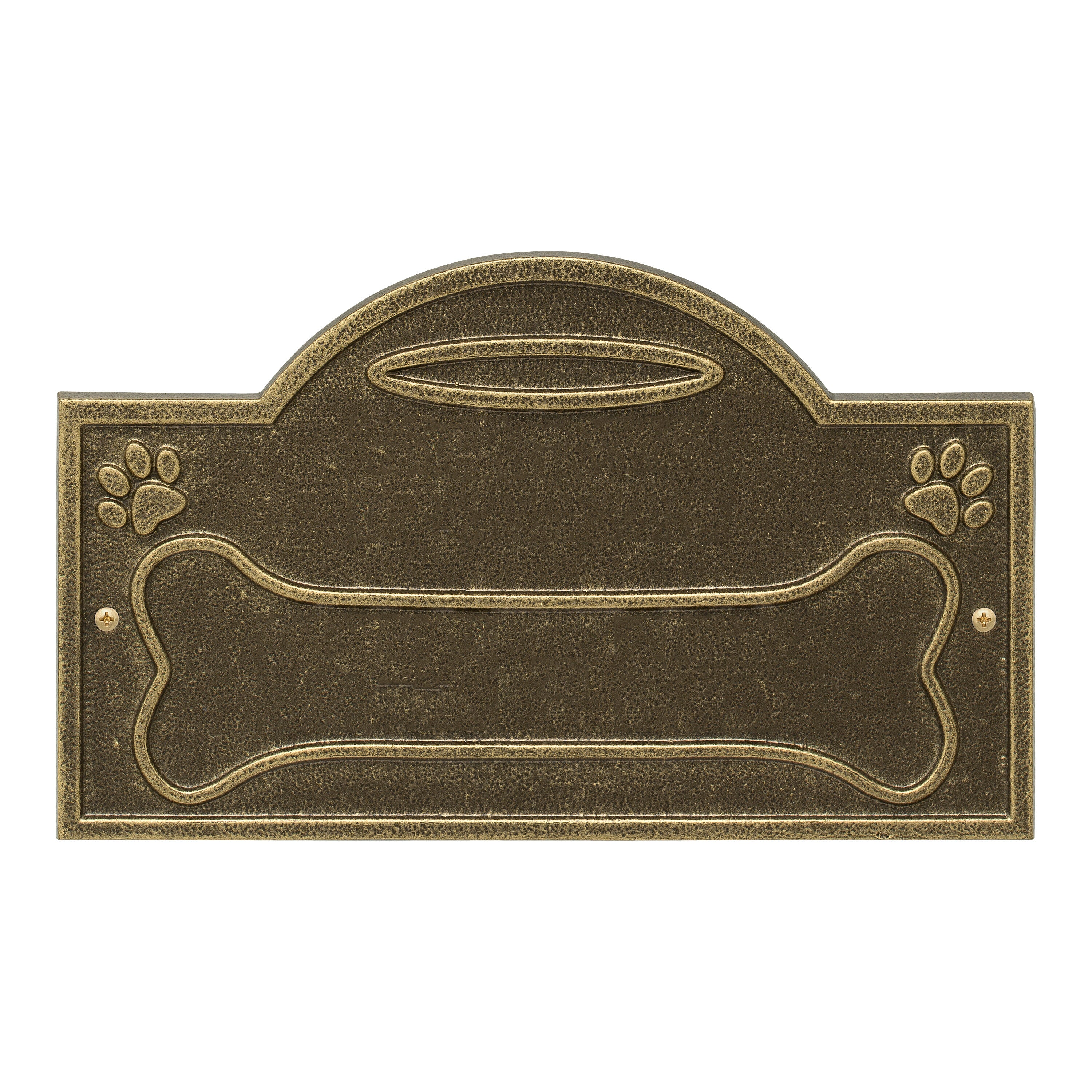 All Dogs Go to Heaven Pet Memorial Personalized Wall or Ground Plaque