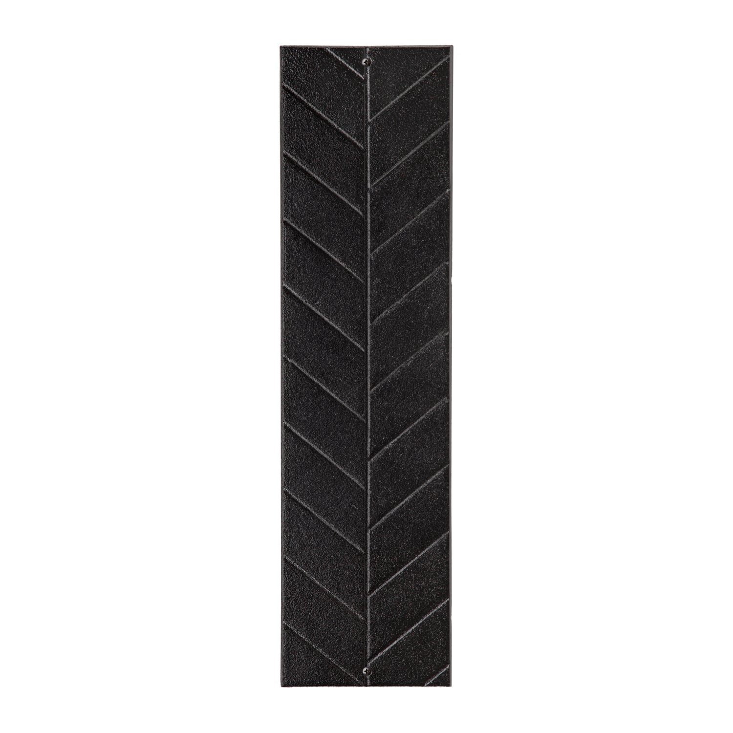 Modern Herringbone Vertical Plaque, Standard Wall 1-line