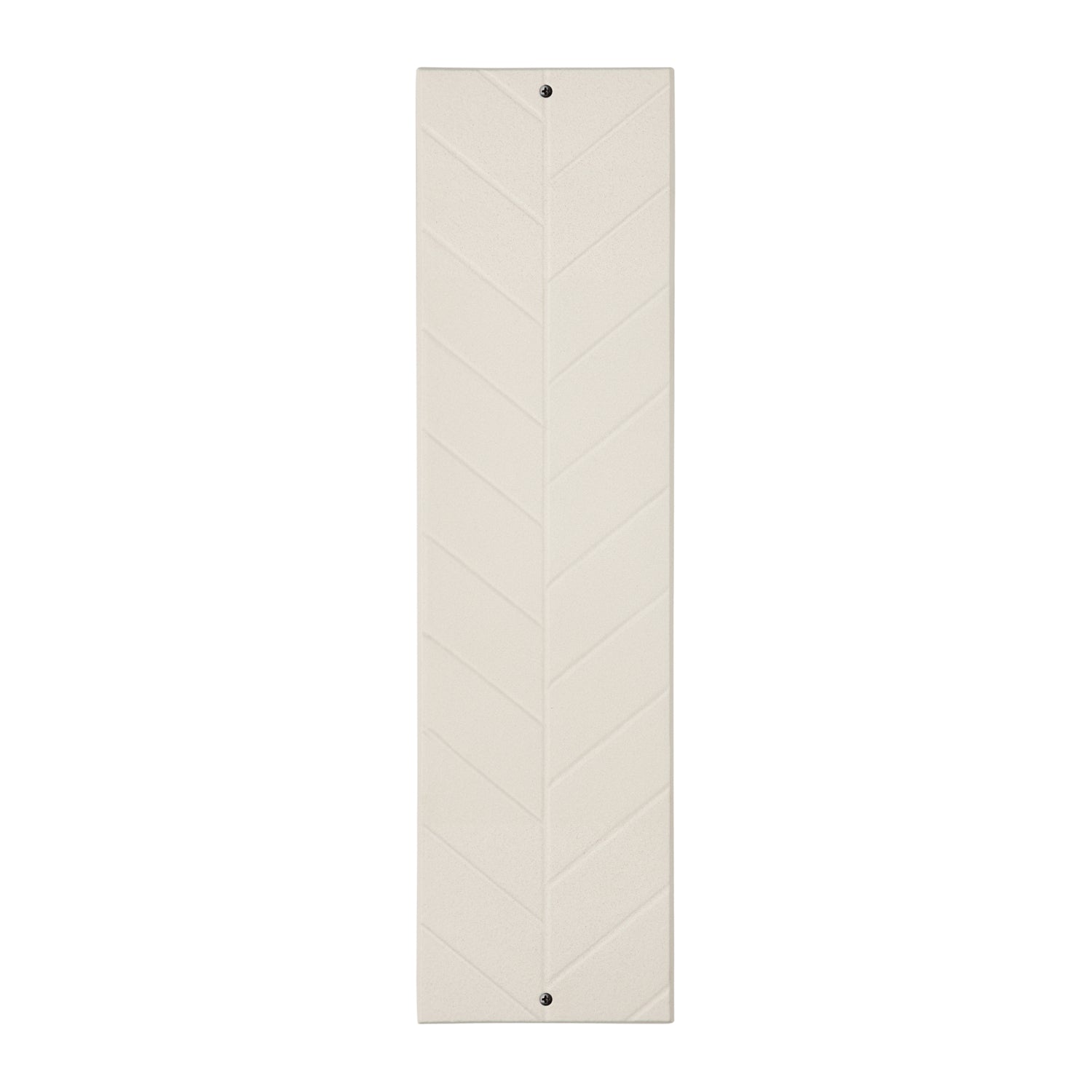 Modern Herringbone Vertical Plaque, Standard Wall 1-line