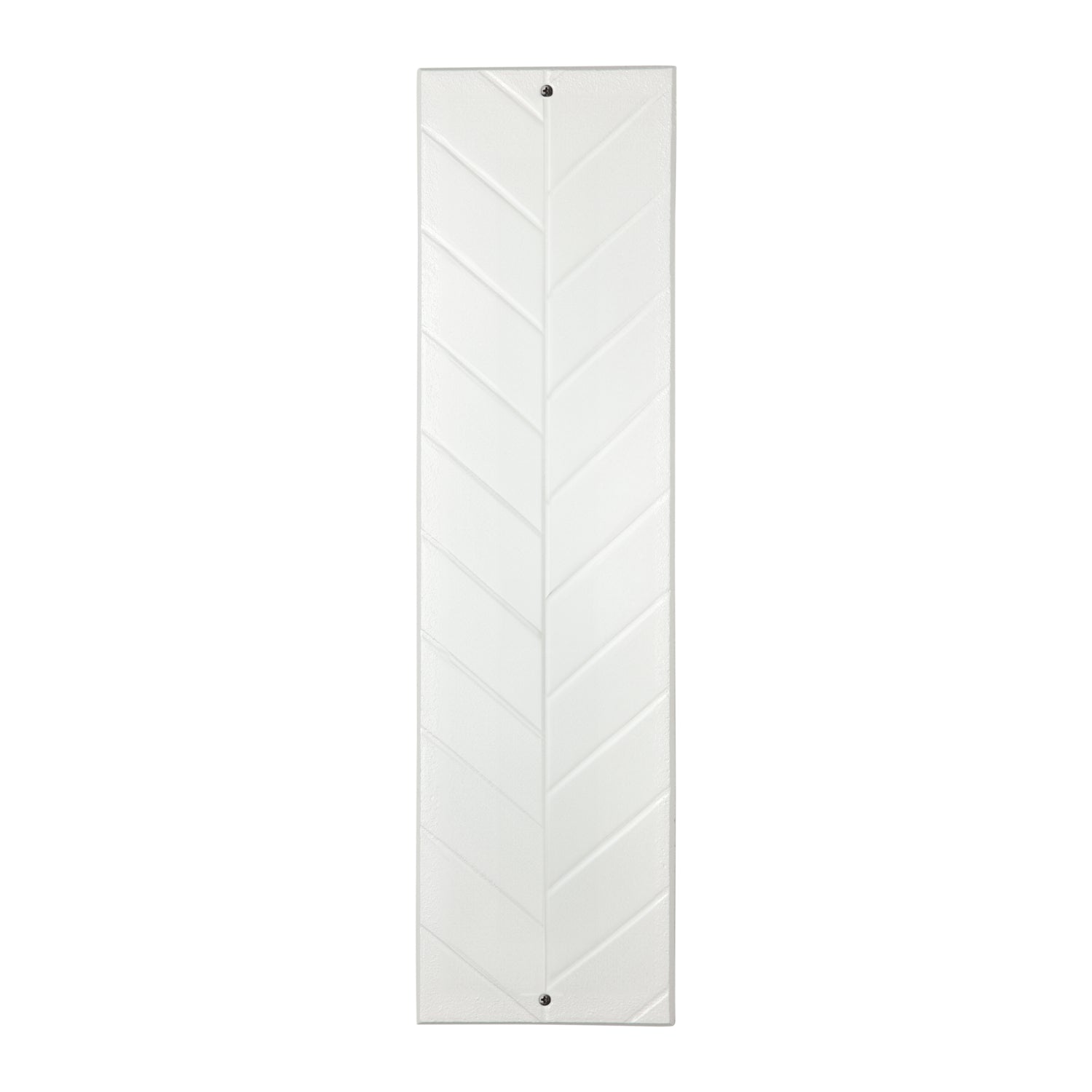 Modern Herringbone Vertical Plaque, Standard Wall 1-line