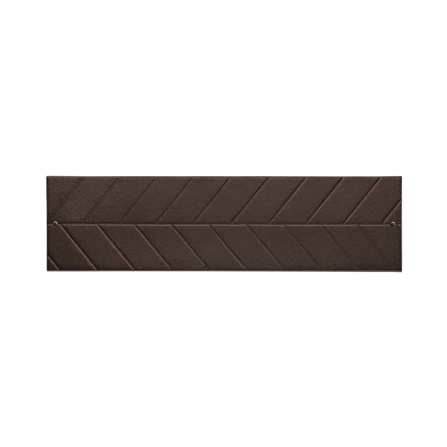 Modern Herringbone Horizontal Plaque, Standard Wall 1-line