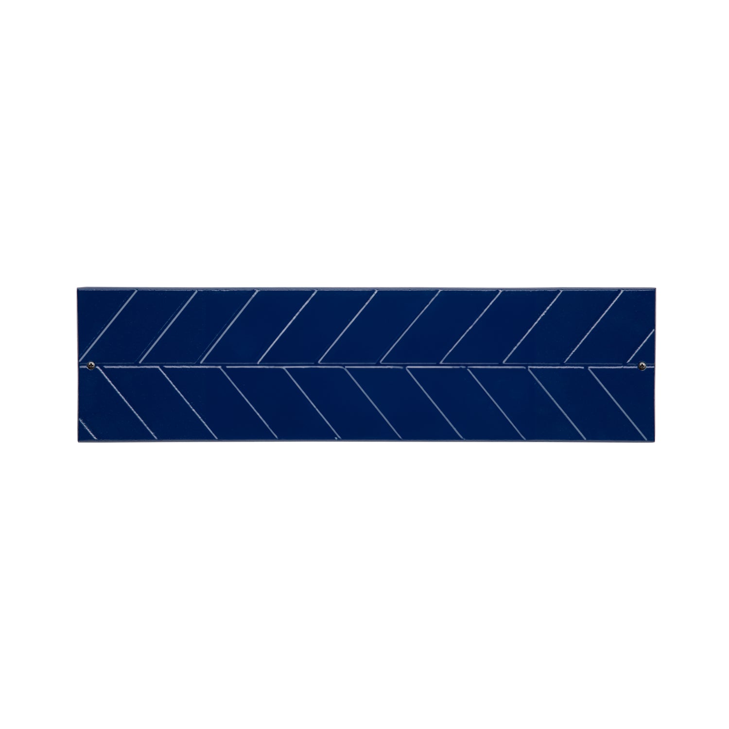 Modern Herringbone Horizontal Plaque, Standard Wall 1-line