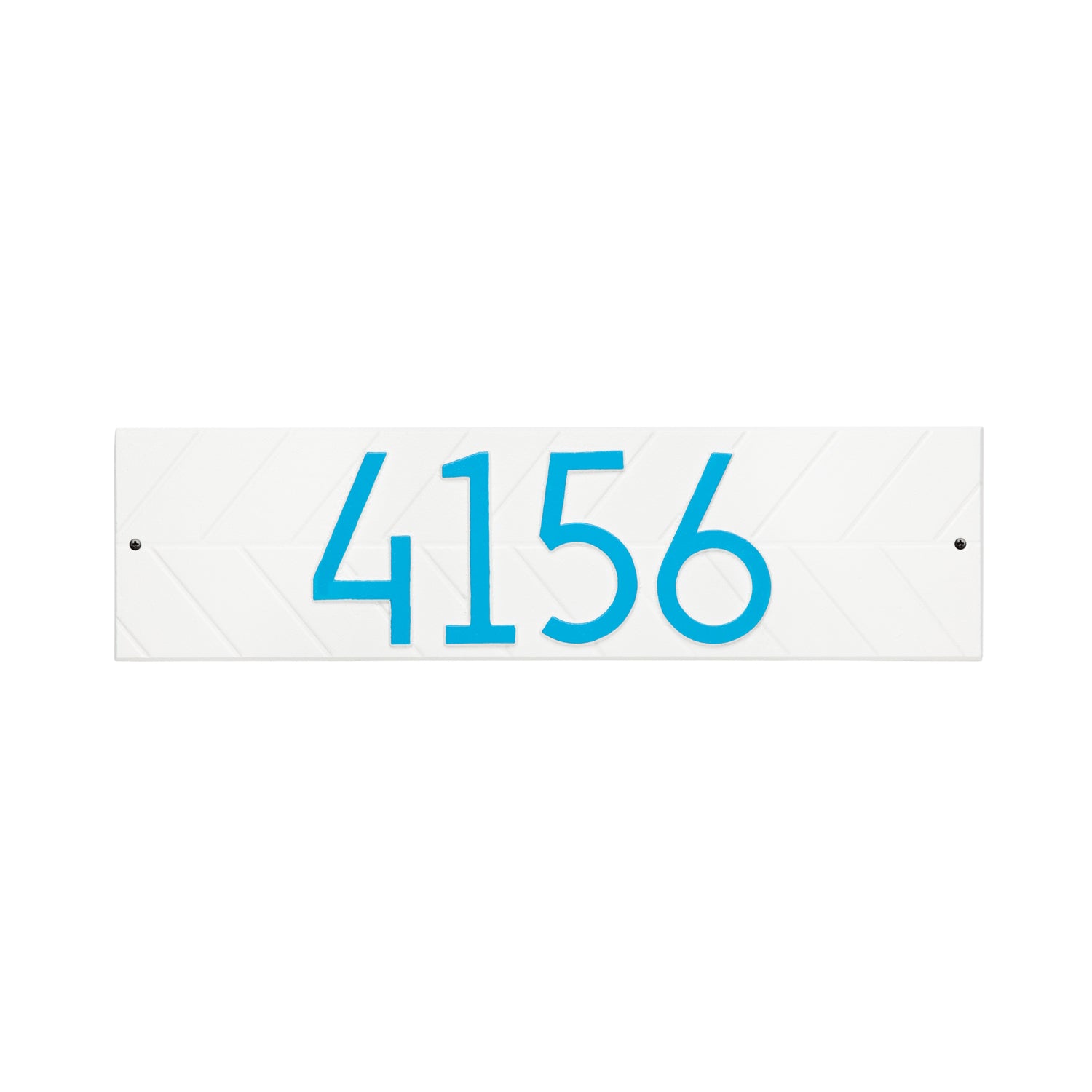Modern Herringbone Horizontal Plaque, Standard Wall 1-line