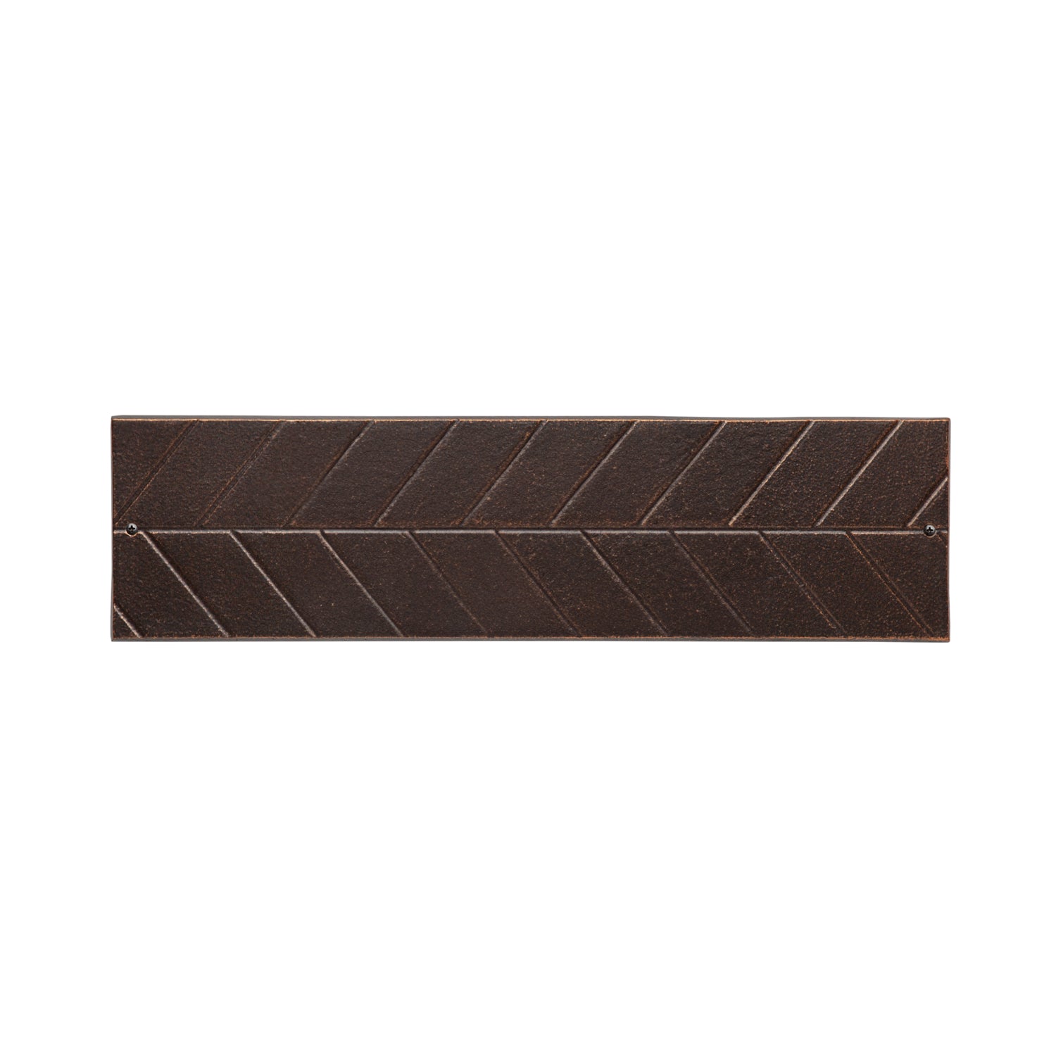 Modern Herringbone Horizontal Plaque, Standard Wall 1-line