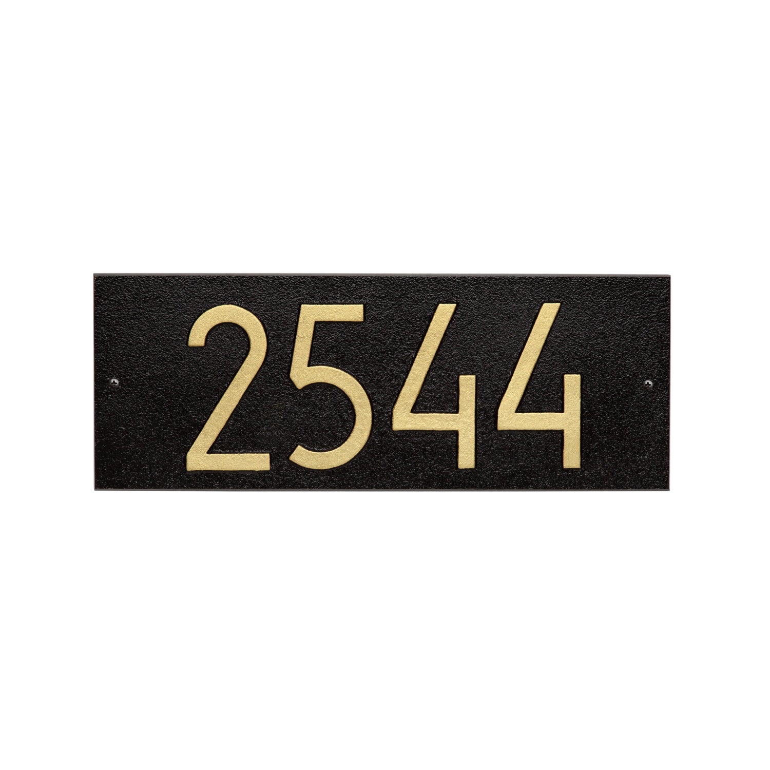 Mid-Century Modern Rectangle Plaque, Standard Wall 1-line