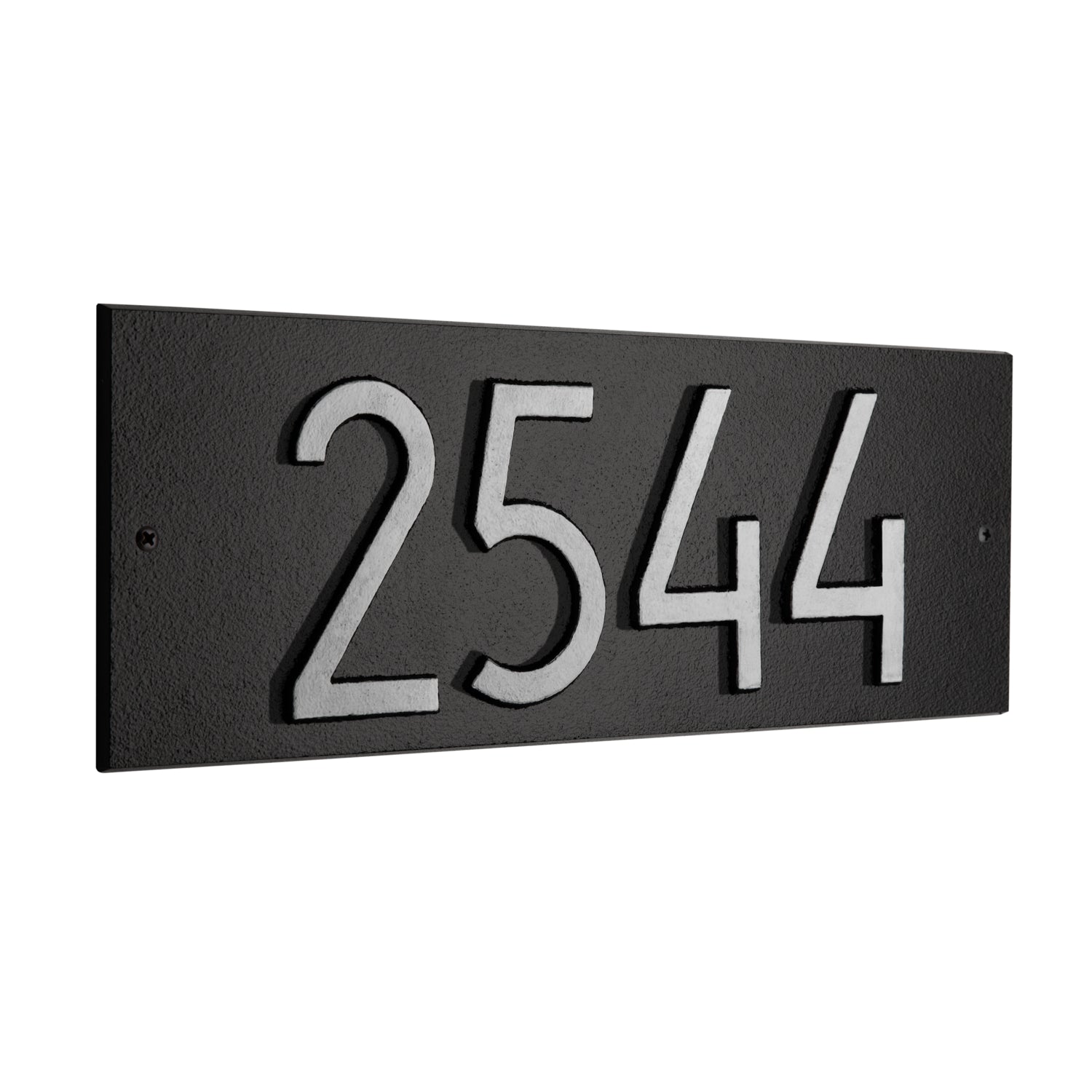 Mid-Century Modern Rectangle Plaque, Standard Wall 1-line
