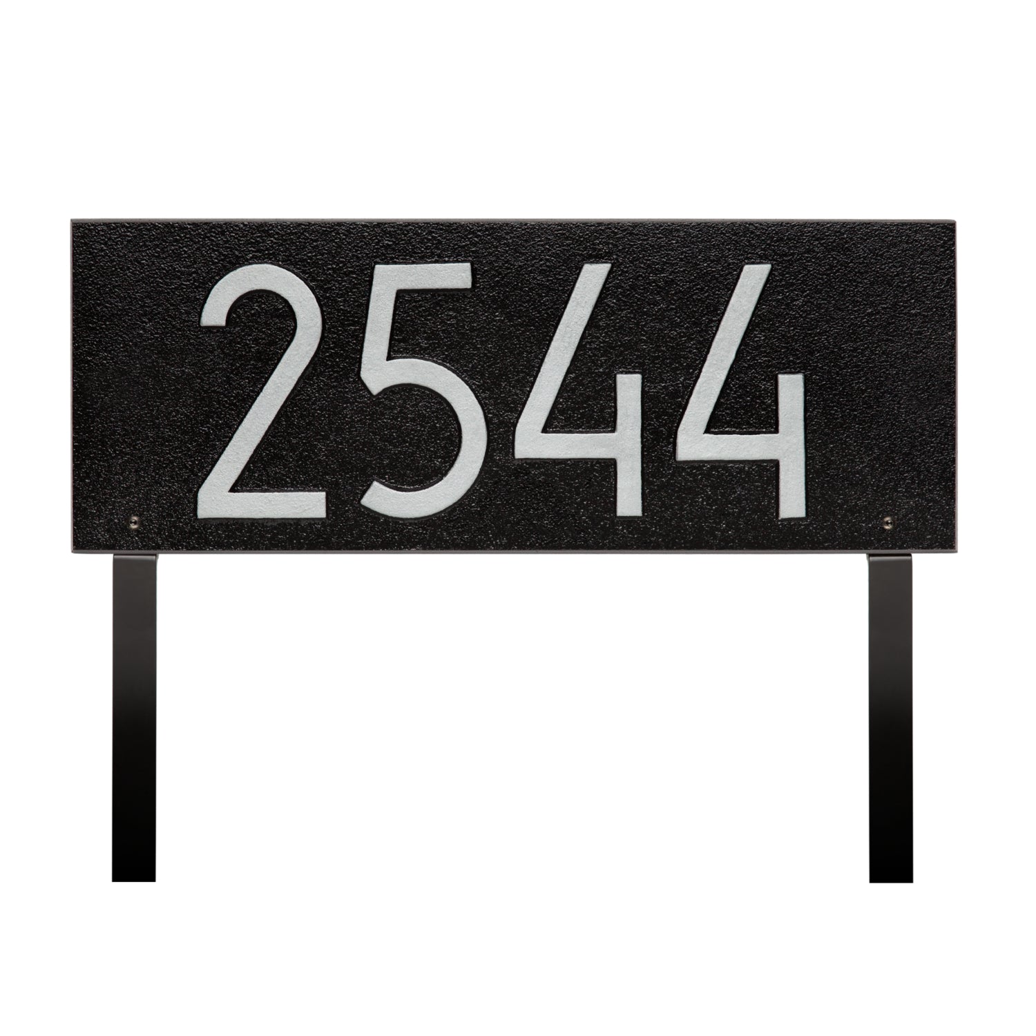Mid-Century Modern Rectangle Plaque, Standard Lawn 1-line