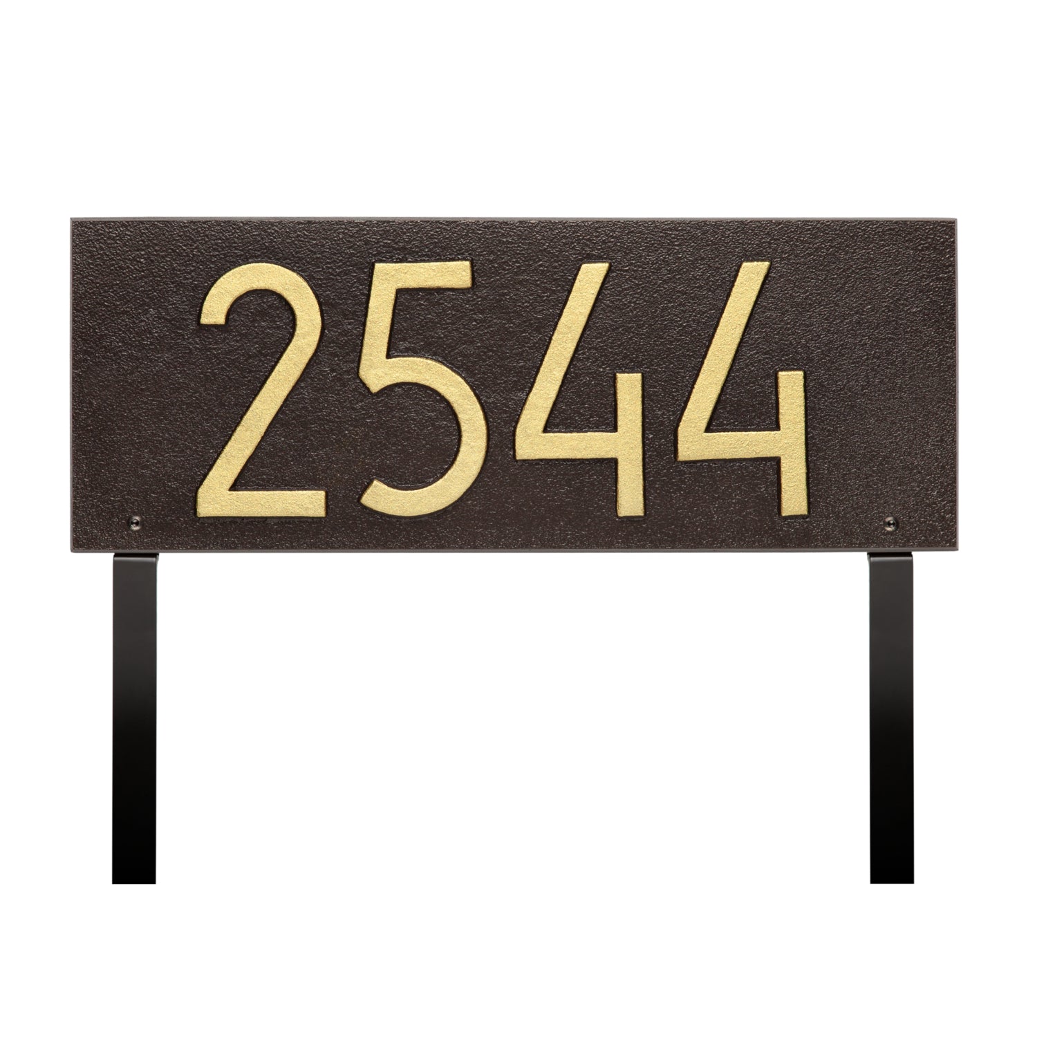 Mid-Century Modern Rectangle Plaque, Standard Lawn 1-line