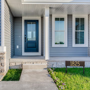 Herringbone Horizontal Plaque, Standard Lawn 1-line