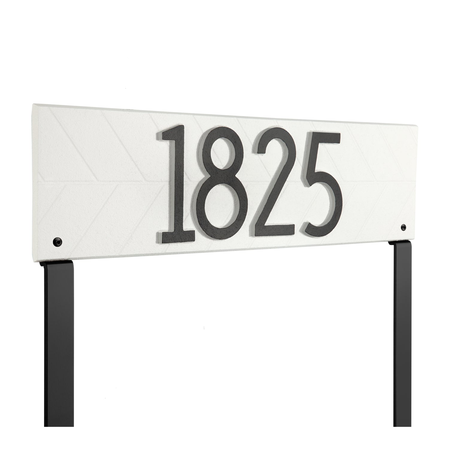 Herringbone Horizontal Plaque, Standard Lawn 1-line