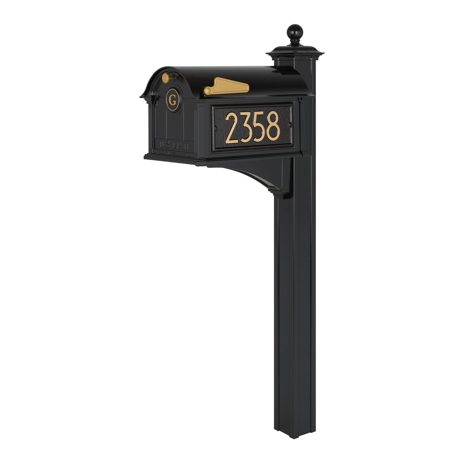 Modern Balmoral Monogram Mailbox Package