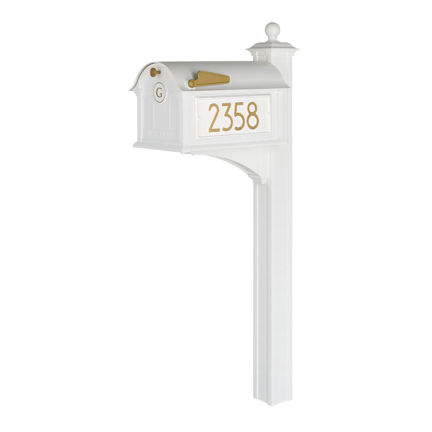 Modern Balmoral Monogram Mailbox Package