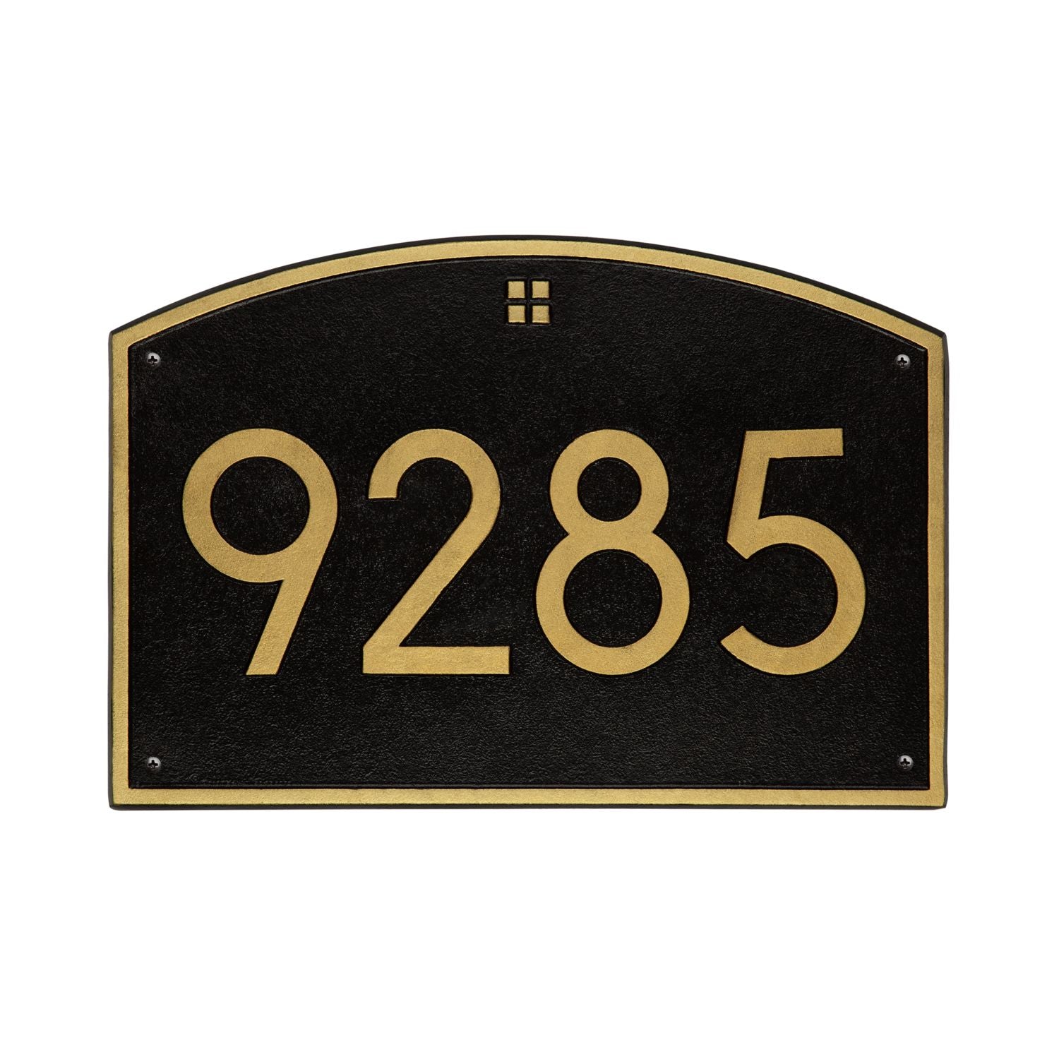 Cape Charles Modern Font Plaque - Estate Wall 1-line