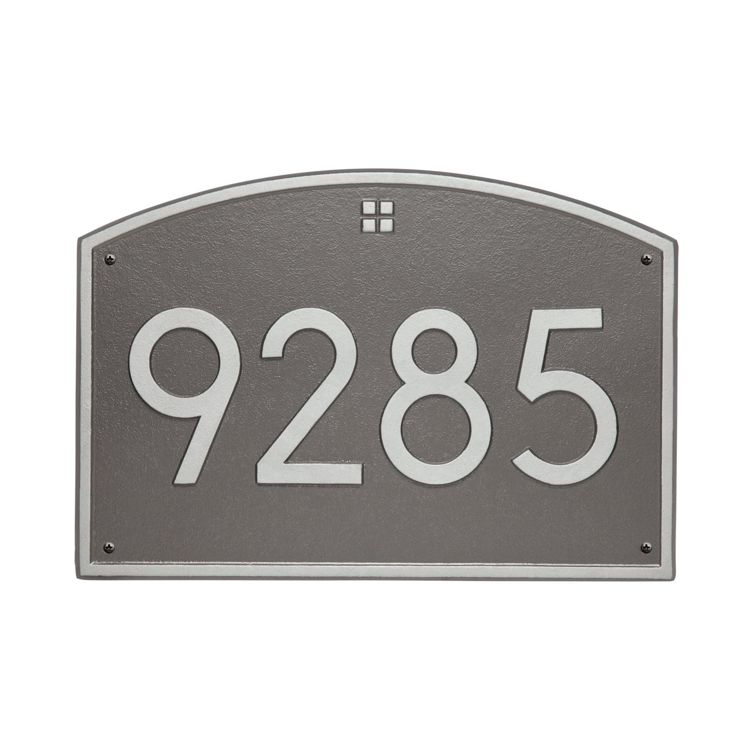 Cape Charles Modern Font Plaque - Estate Wall 1-line