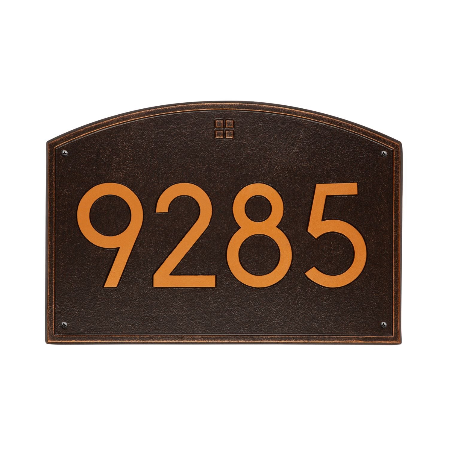 Cape Charles Modern Font Plaque - Estate Wall 1-line