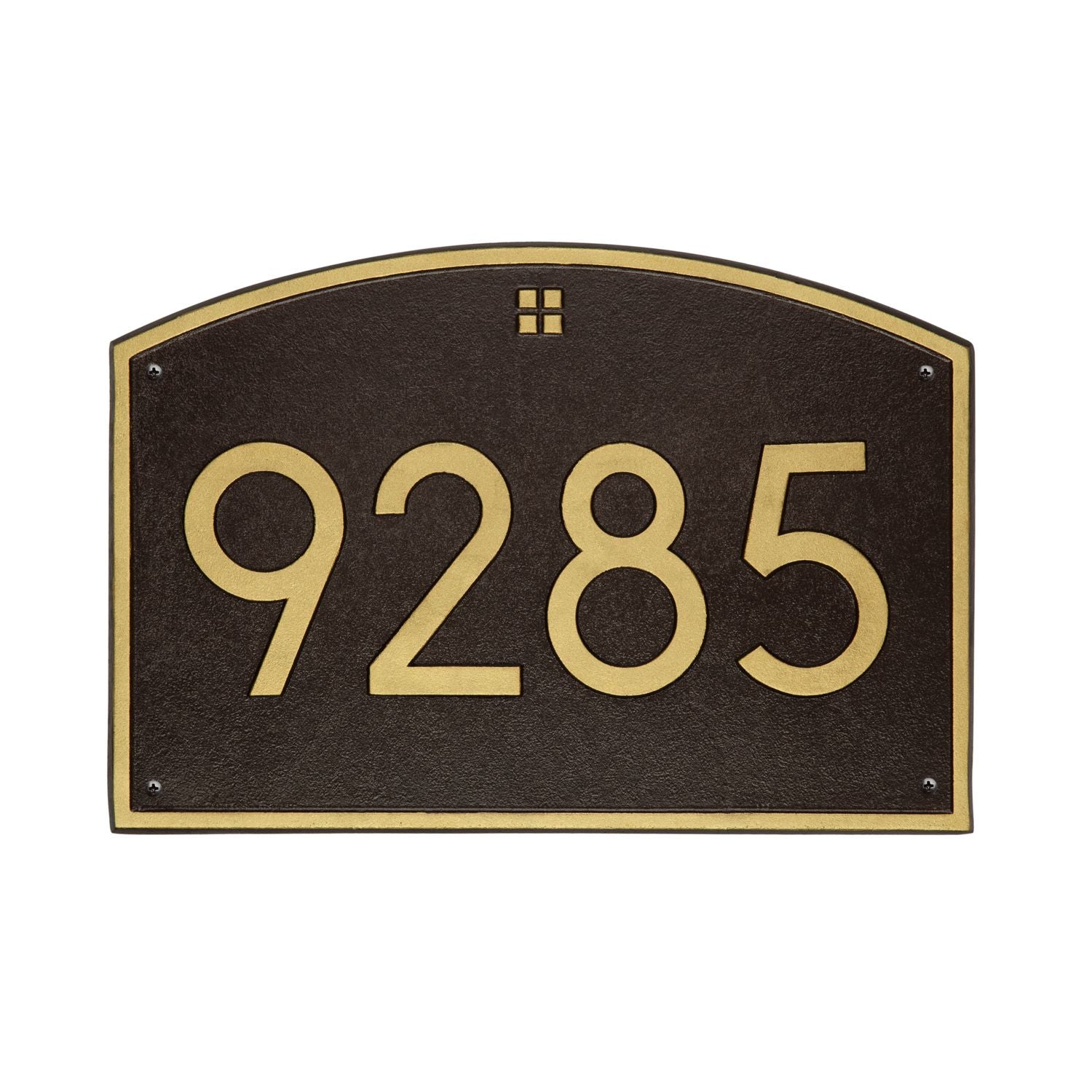 Cape Charles Modern Font Plaque - Estate Wall 1-line