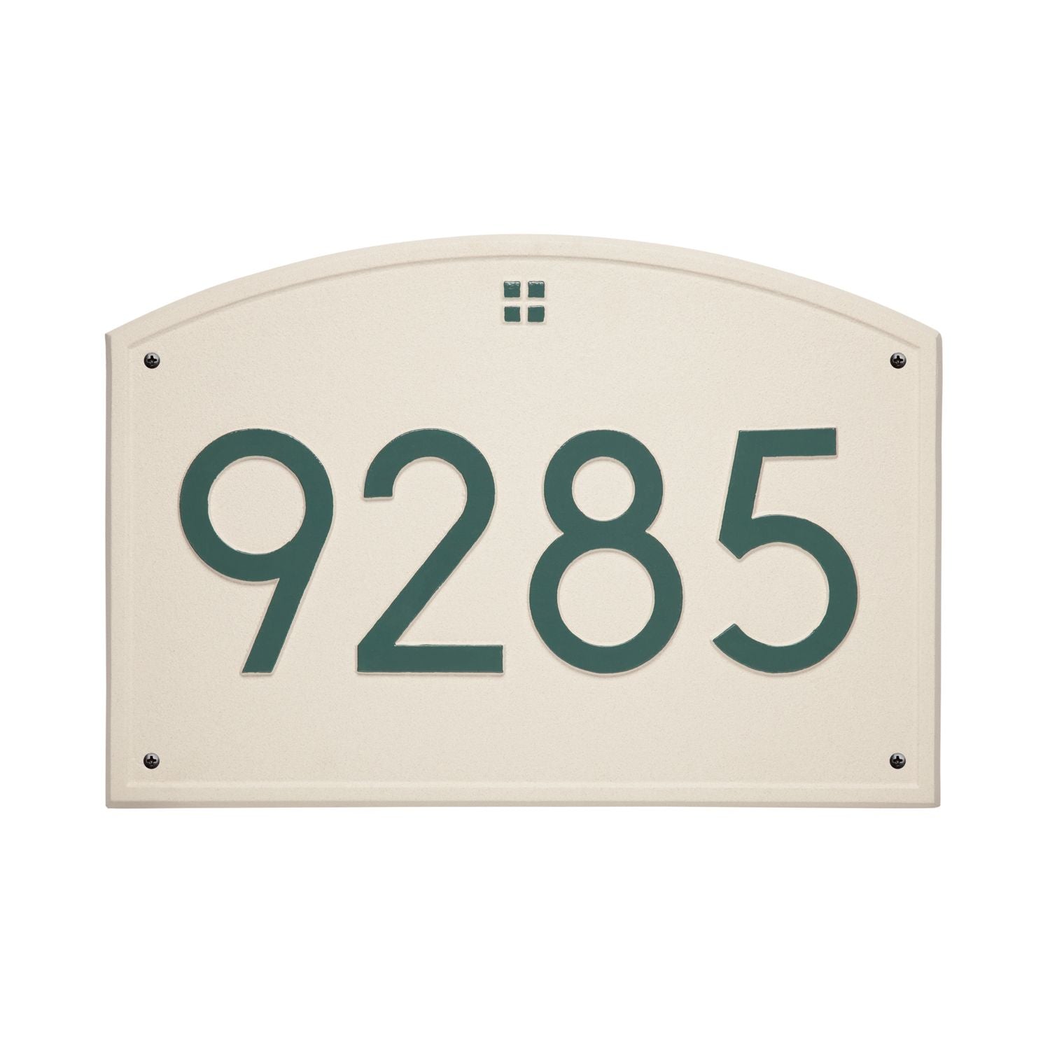 Cape Charles Modern Font Plaque - Estate Wall 1-line