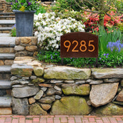 Cape Charles Modern Font Plaque - Estate Lawn 1-line