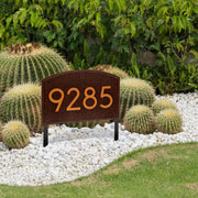 Cape Charles Modern Font Plaque - Estate Lawn 1-line