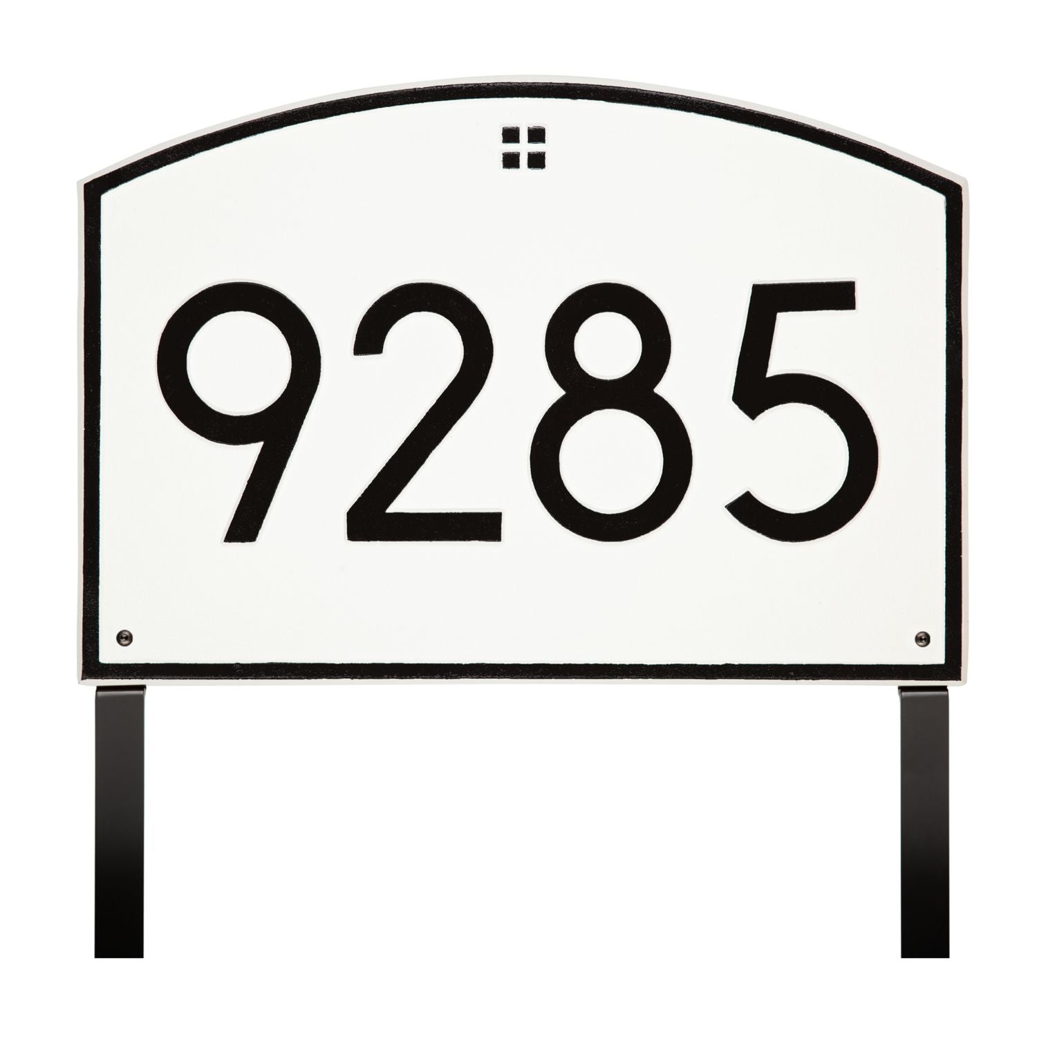 Cape Charles Modern Font Plaque - Estate Lawn 1-line