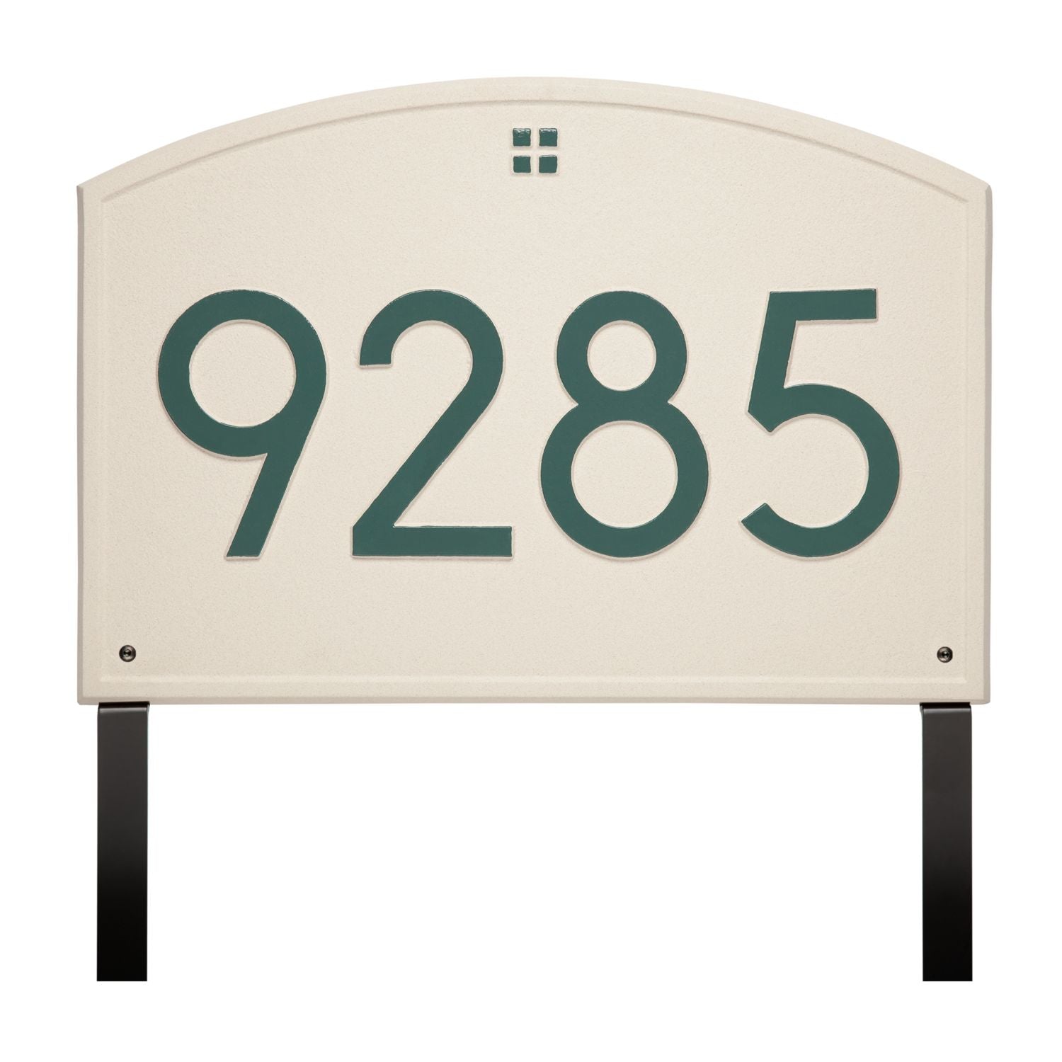 Cape Charles Modern Font Plaque - Estate Lawn 1-line