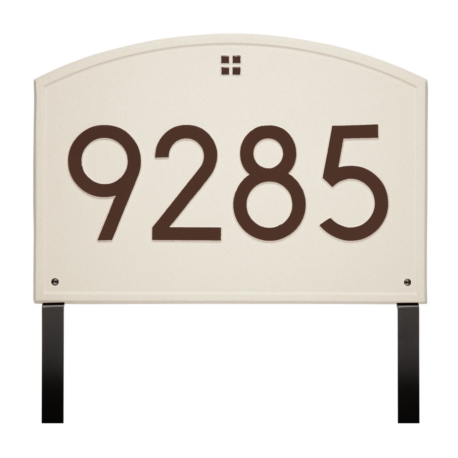 Cape Charles Modern Font Plaque - Estate Lawn 1-line