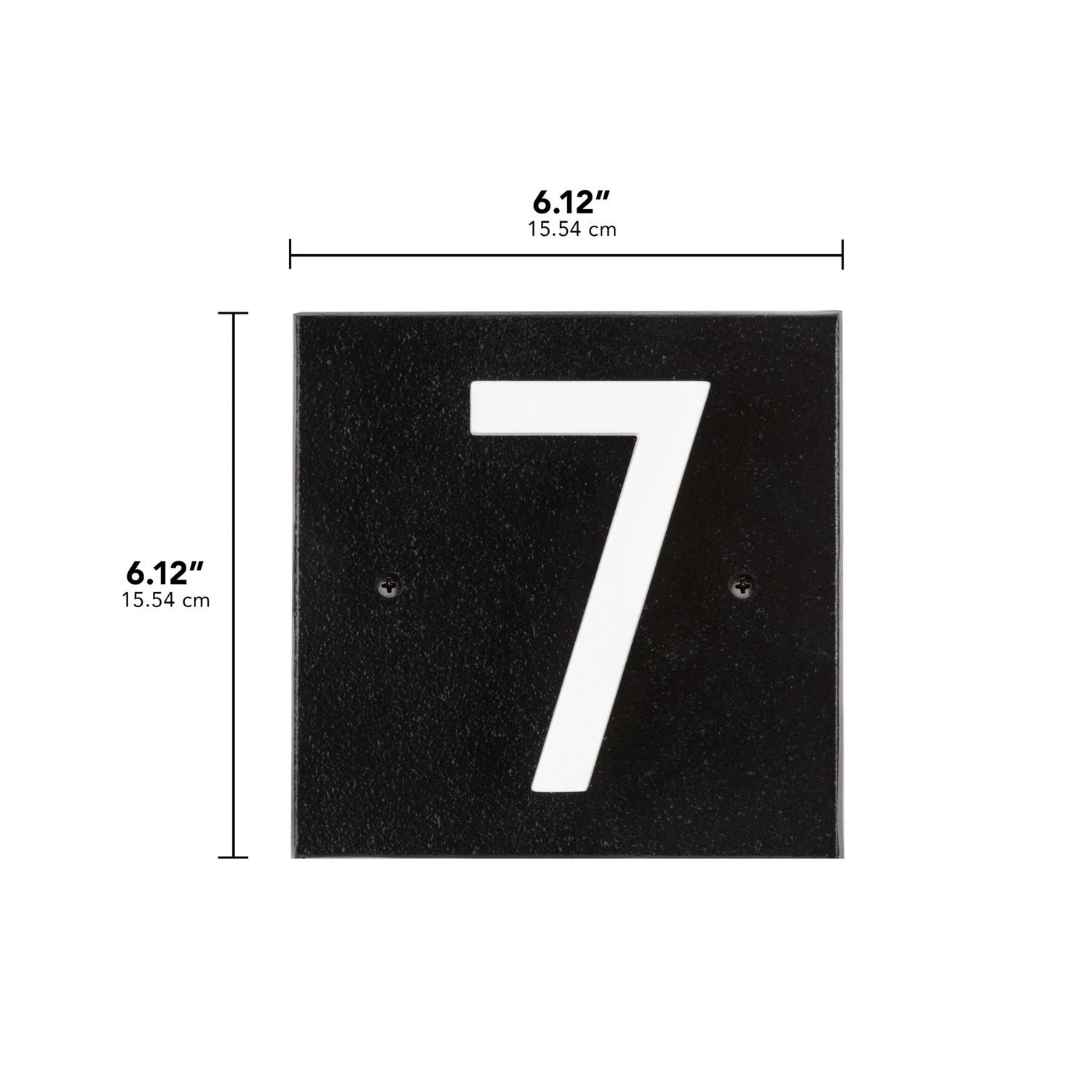 Modern Floating Standoff Plaque - 1 Number